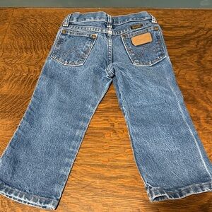 Wrangler Blue Kids Denim Jeans - Classic Playtime Style